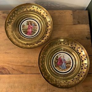 [Regency] Bone China England Hanging Plate Set